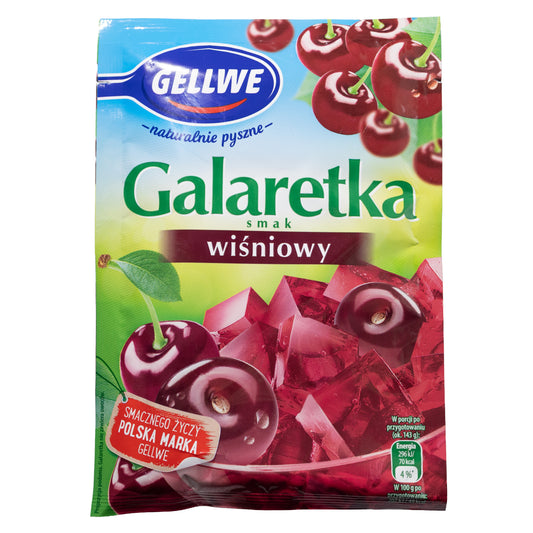 Gellwe Cherry Jelly Dessert Mix, 2.54oz
