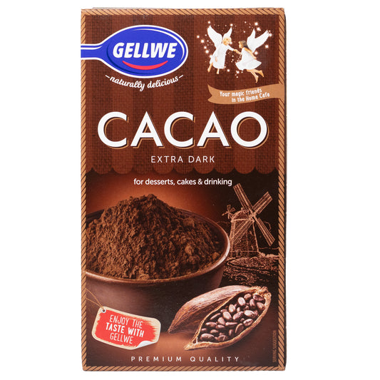 Gellwe Extra Dark Cocoa Powder, 2.82oz
