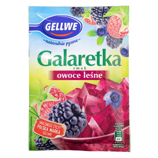 Gellwe Forest Fruit Jelly Dessert Mix, 2.54oz