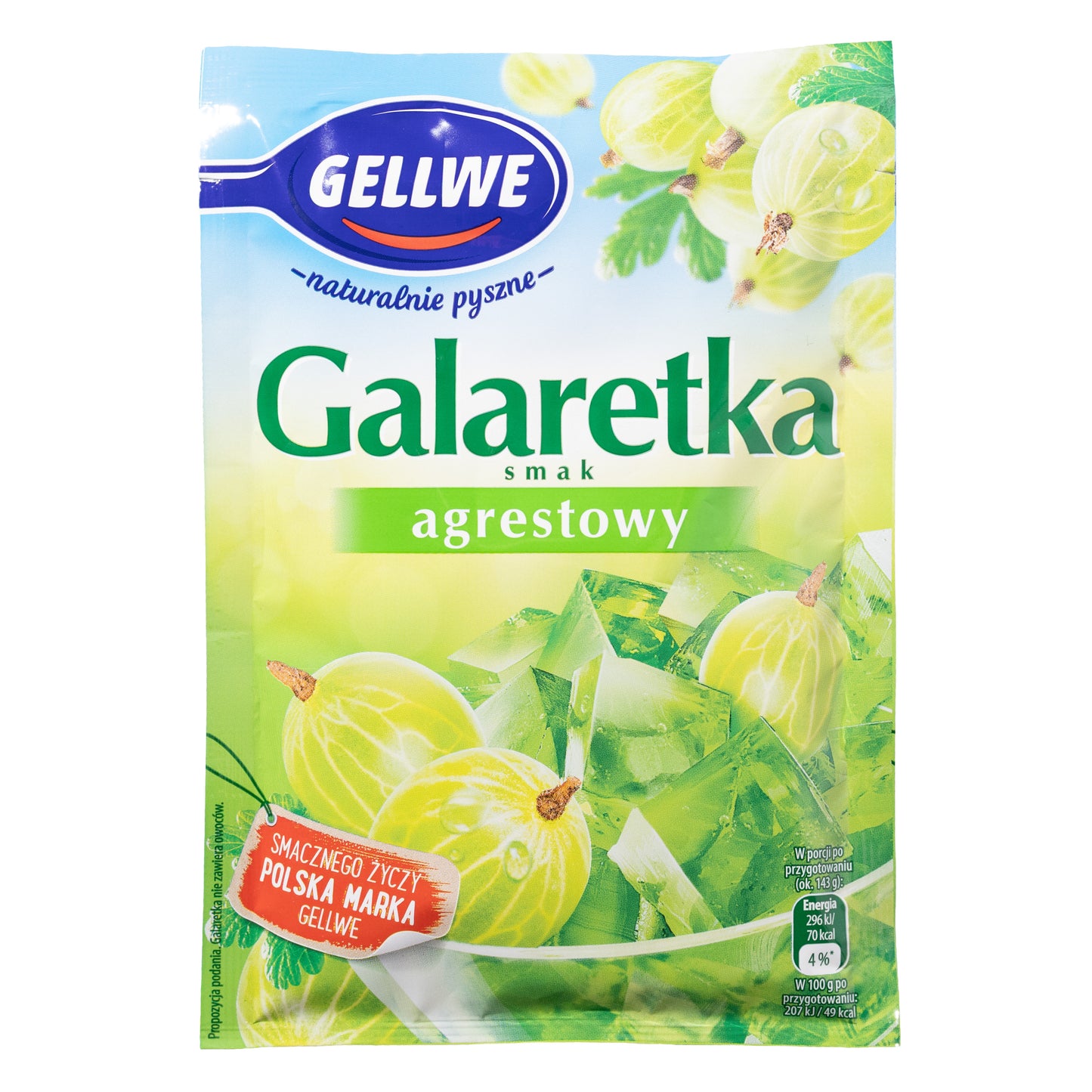 Gellwe Gooseberry Jelly Dessert Mix, 2.54oz