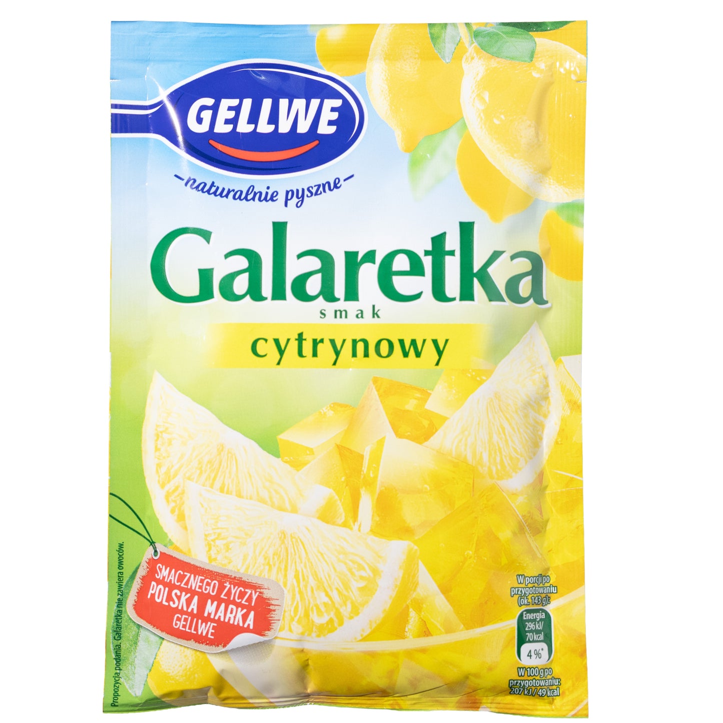 Gellwe Lemon Jelly Mix, 2.54oz