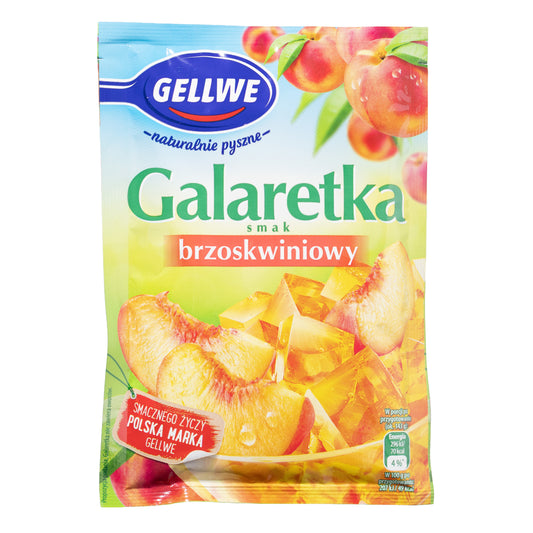 Gellwe Peach Jelly Dessert Mix, 2.54oz