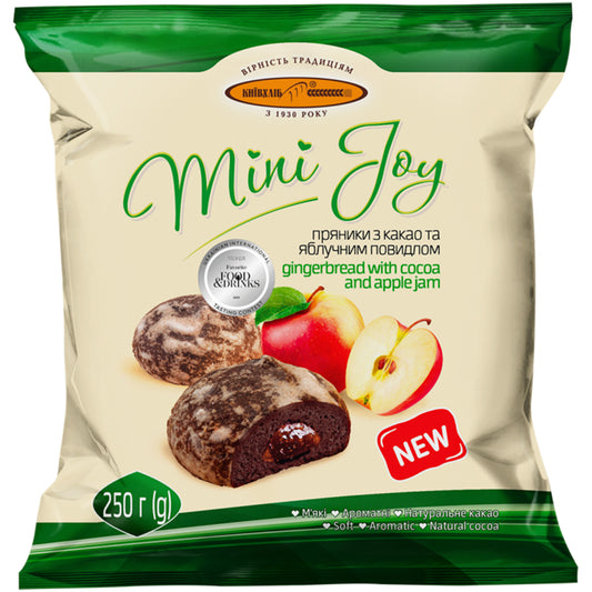 Mini Joy Cocoa Gingerbread w/ Apple Jam, 250g