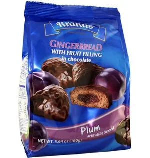Gingerbread w/ Plum Filling in Chocolate, 160