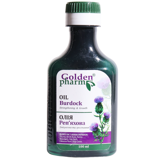 Golden Pharm Burdock Hair Oil with 7 Herbs, 3.38fl oz