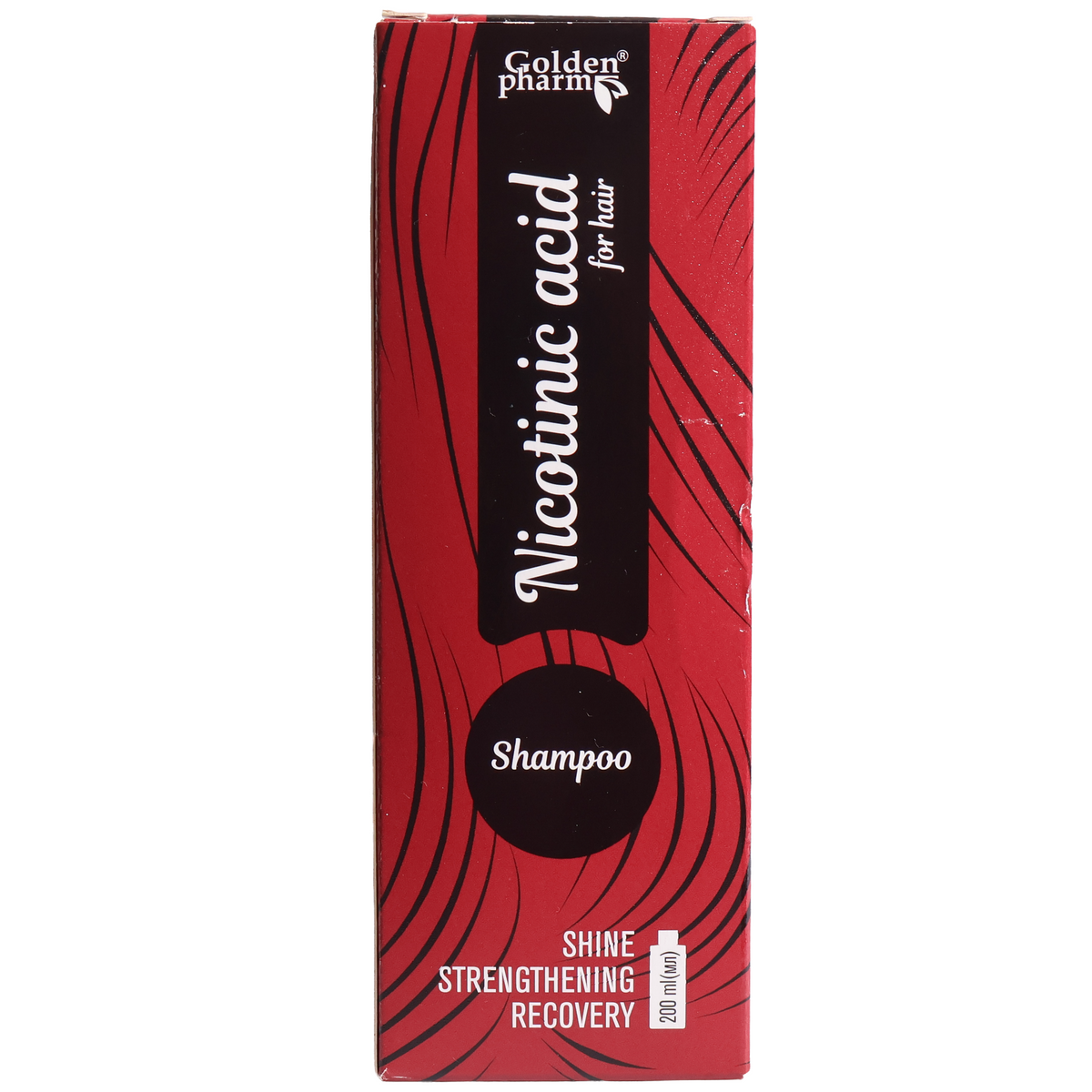 Golden Pharm Nicotinic Acid Shampoo for Hair, 6.76 fl oz
