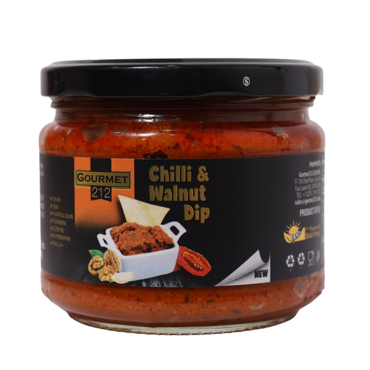 Gourmet 212 Chilli & Walnut Dip, 10.2 oz