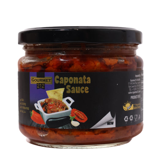 Gourmet 212 Eggplant Caponata Sauce, 9.9oz