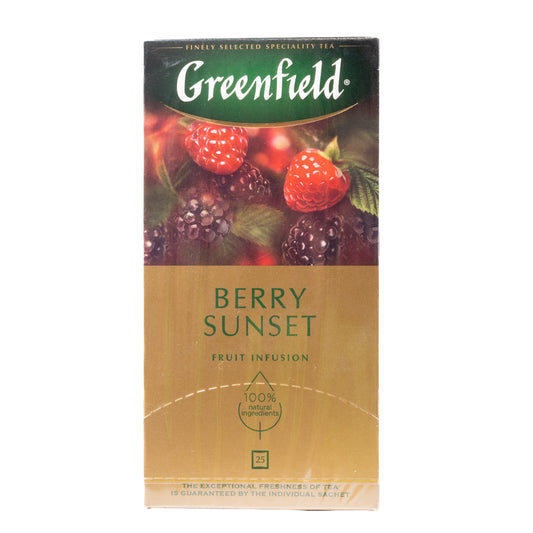 Фруктовый настой Greenfield Berry Sunset, 25 ТБ