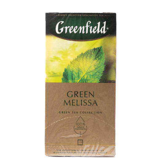 Зеленый чай Greenfield Green Melissa, 25 ТБ