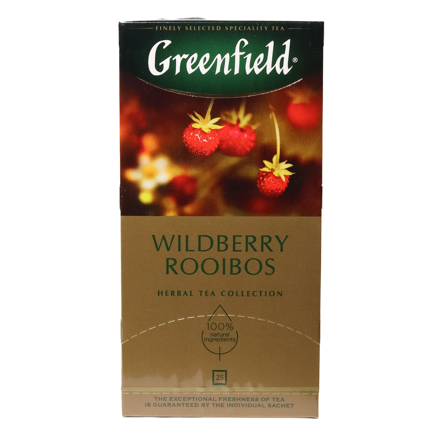 Greenfield Wildberry Rooibos Herbal Tea Collection, 25 Tea Bags