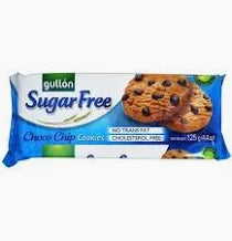 Gullon Sugar Free Choco Chip Cookies, 125g