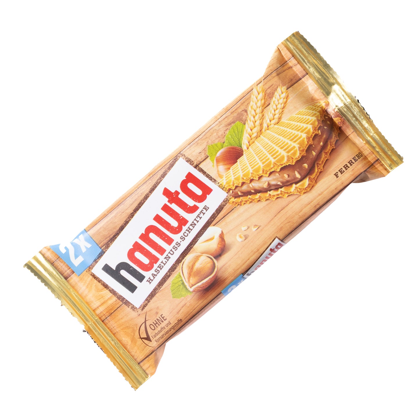 Hanuta Hazelnut Wafer Bars 2-Pack, 1.55oz