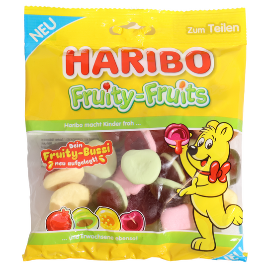 Haribo Fruity-Fruits Filled Fruit Gummy Candy, 5.64oz