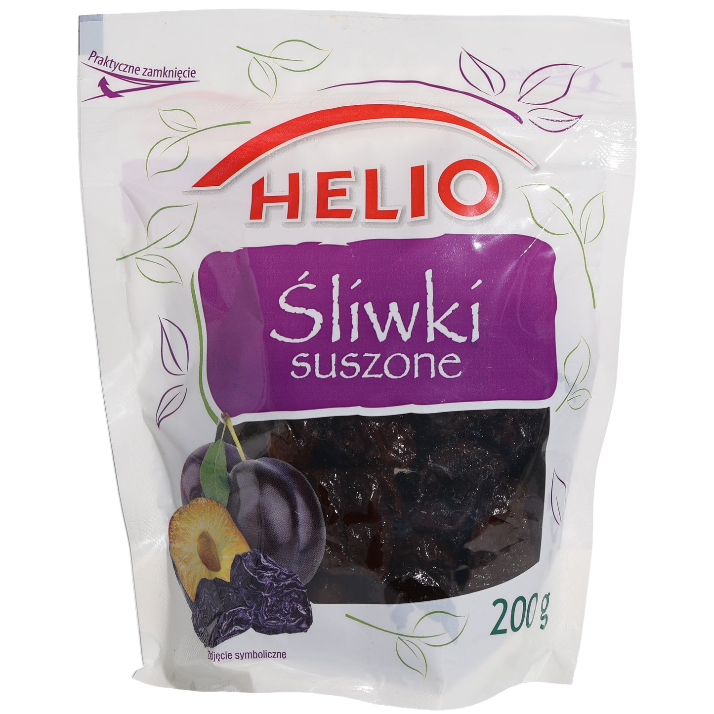 Helio Pitted Dried Prunes, 7oz