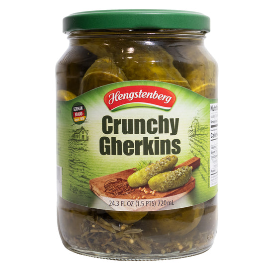 Hengstenberg Crunchy Gherkins, 24.3 fl oz