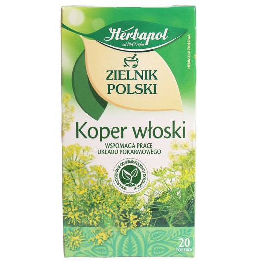 Herbapol Fennel Herbal Tea Bags, 20 Tea Bags