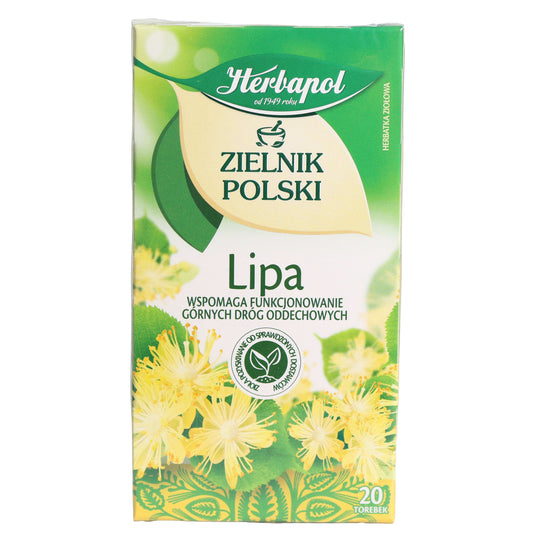 Herbapol Linden Flower Herbal Tea Bags, 20 Tea Bags