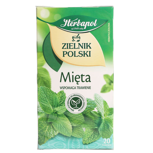 Herbapol Peppermint Herbal Tea Bags, 20 Tea Bags