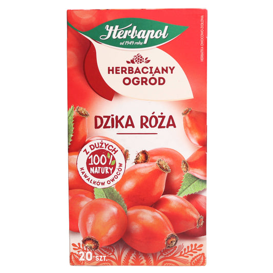 Herbapol Rosehip Fruit & Herbal Tea, 20 Tea Bags