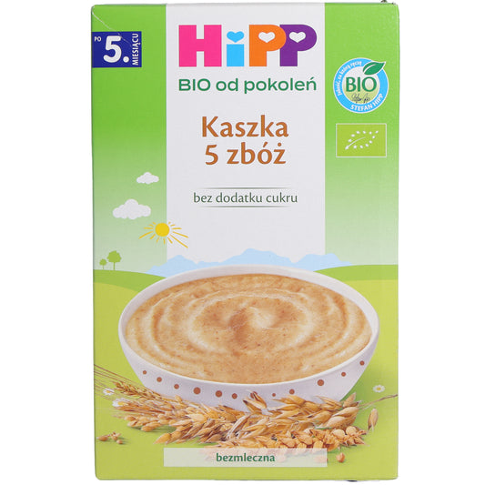 HiPP Organic 5 Grain Baby Cereal, 7oz