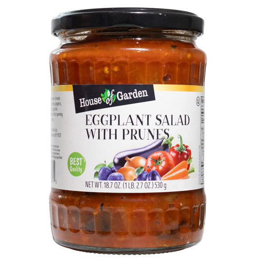 House of Garden Eggplant Salad with Prunes, 18.7oz