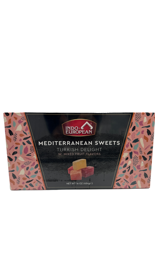 Turkish Delight w/ Mixed Fruit Flavors, 454g