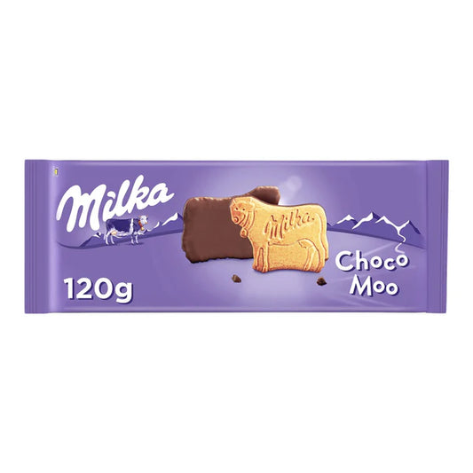 Milka Milk Chocolate Topped Biscuit, 120g