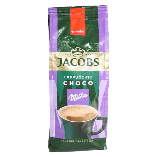 Jacobs Cappuccino Choco with Milka Instant Cappuccino Drink Mix, 17.84oz