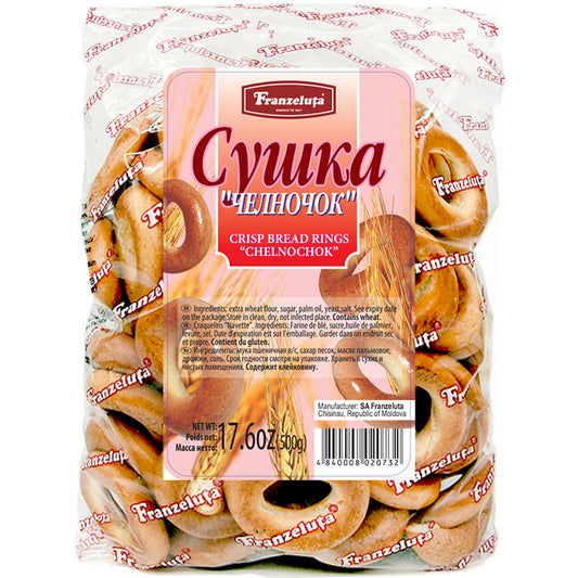 pack of Crisp Bread Rings "Chelnochok", 500g
