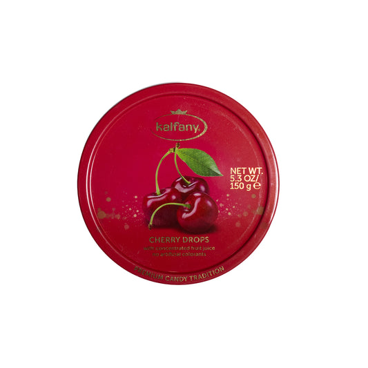Kalfany Cherry Drops Hard Candy Tin, 5.3oz