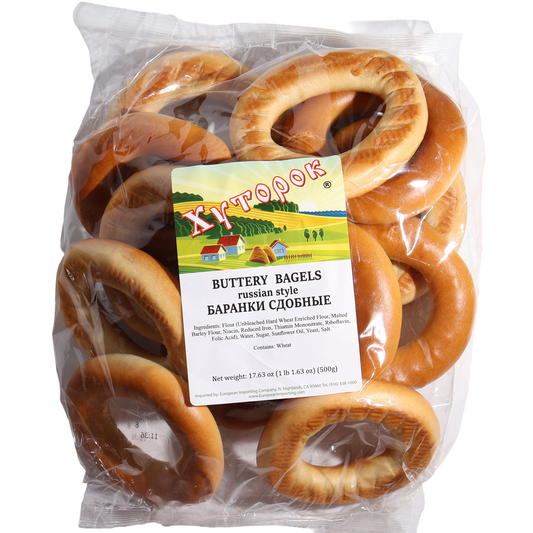 Khutorok Buttery Bagels, 17.63oz