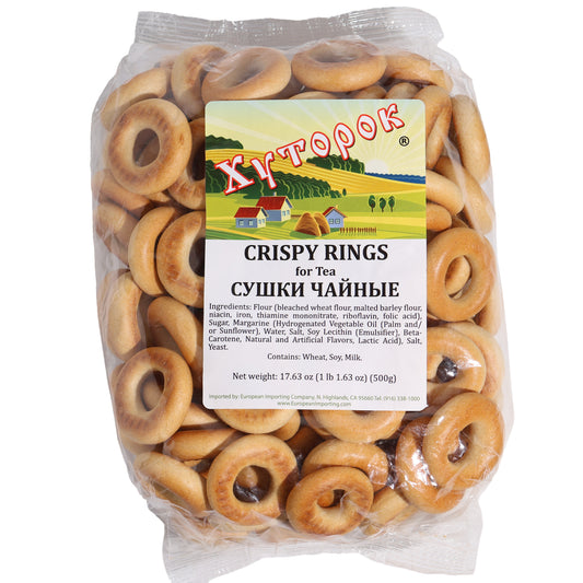 Khutorok Crispy Rings for Tea Sushki, 17.63oz