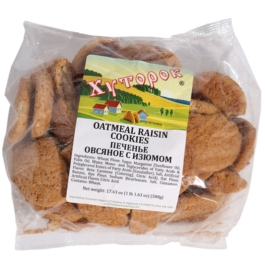 Khutorok Oatmeal Raisin Cookies, 17.63oz