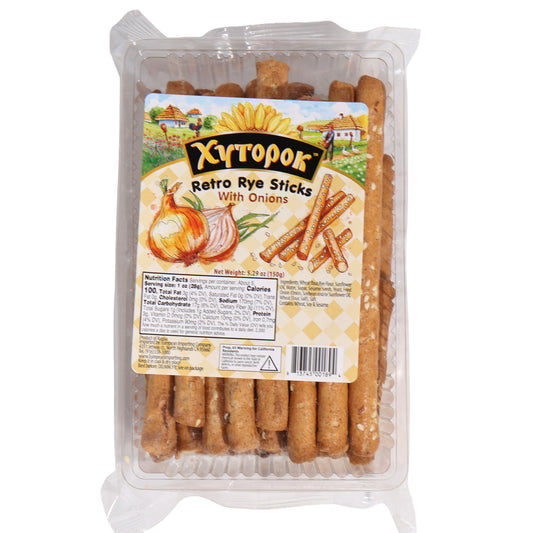Khutorok Retro Rye Sticks with Onions, 5.29oz