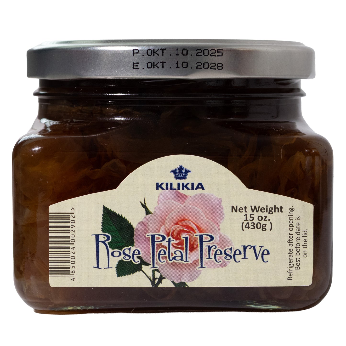 Kilikia Rose Petal Preserve, 15oz
