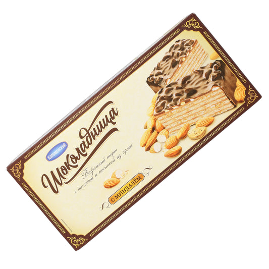 Kolomenskiy Shokoladnitsa Almond Wafer Cake, 8.11oz