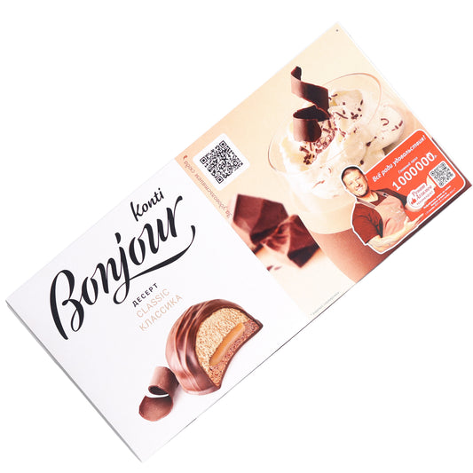Konti Bonjour Classic Chocolate Dessert Cakes, 8.18oz
