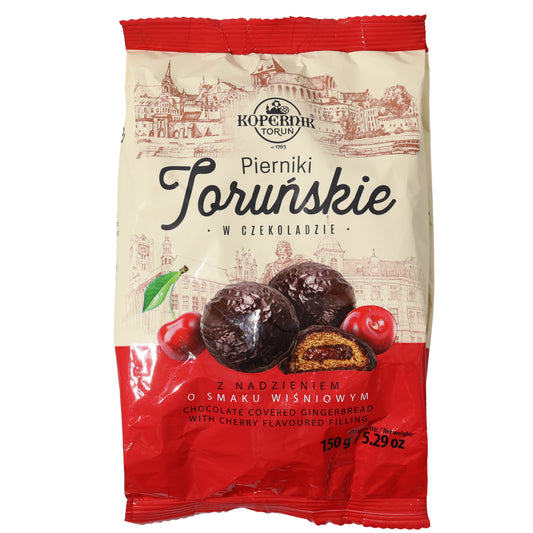 Kopernik Torunskie Chocolate Covered Gingerbread w/ Cherry-Flavored Filling, 5.29oz