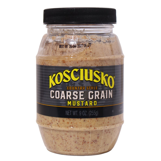 Kosciusko Country Style Coarse Grain Mustard, 9 oz