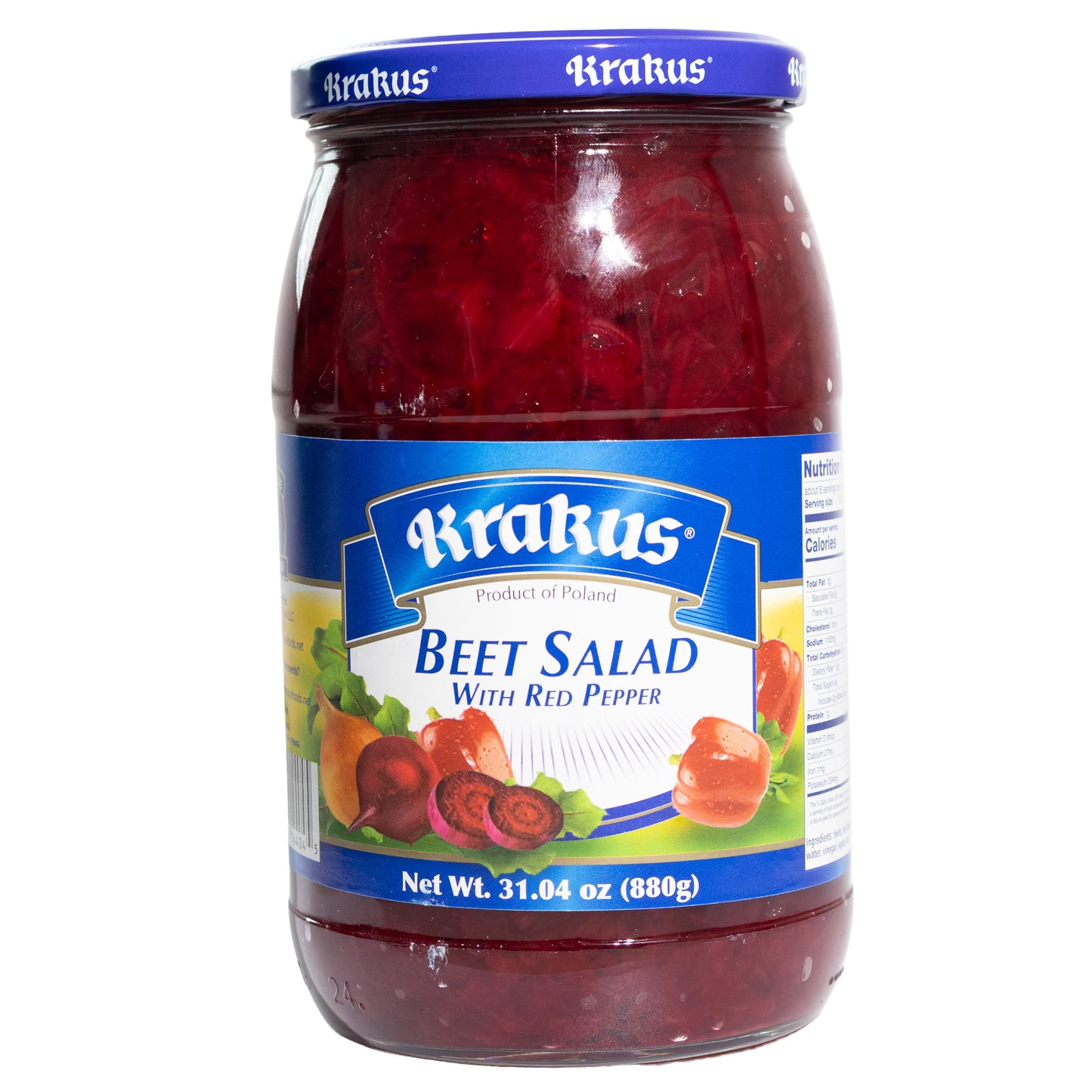 Krakus Beet Salad with Red Pepper, 31.04oz