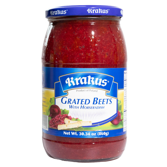 Krakus Grated Beets with Horseradish, 30.34oz