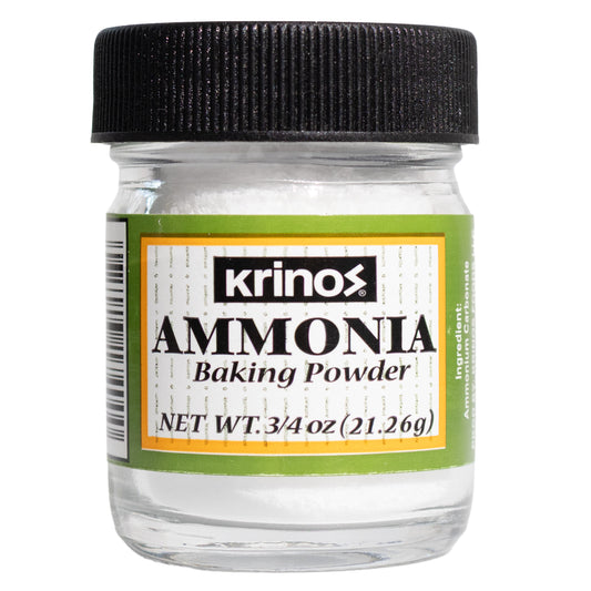 Krinos Ammonia Baking Powder, 0.75oz