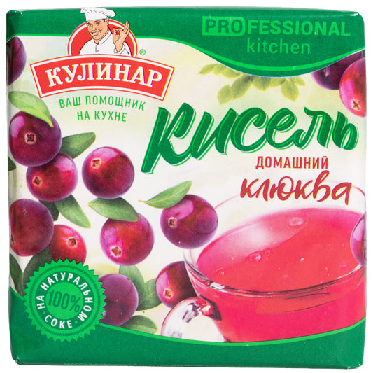 Kulinar Cranberry Kissel Fruit Dessert Mix, 7.7oz