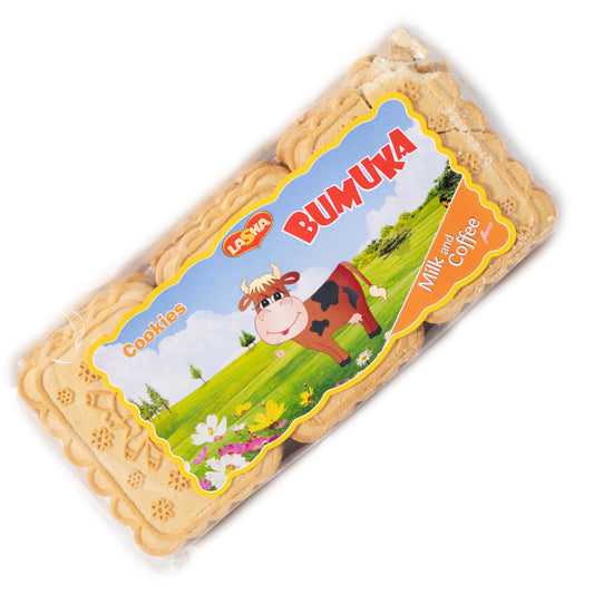 Laska Bumuka Milk and Coffee Flavor Cookies, 13.23oz