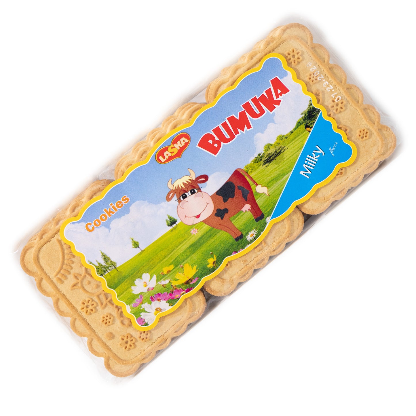 Laska Bumuka Milky Cookies, 13.23oz