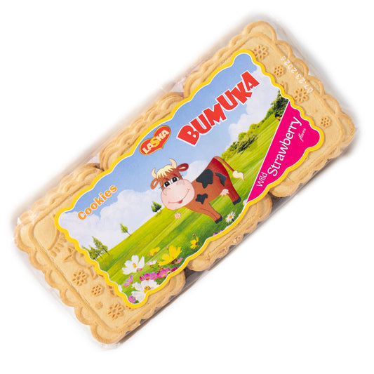 Laska Bumuka Wild Strawberry Cookies, 13.23oz