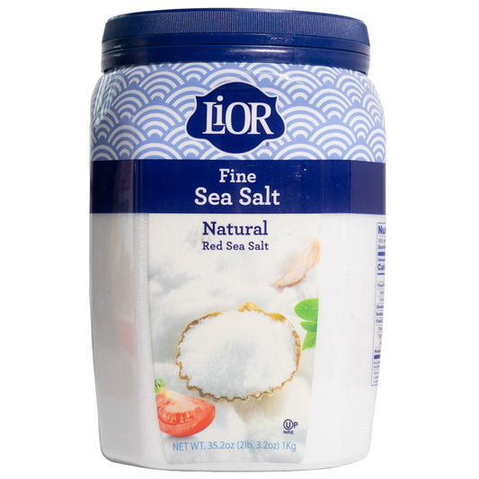 Lior Natural Fine Sea Salt, 35.2oz