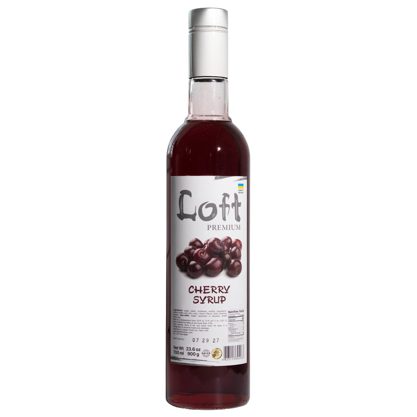 Loft Premium Cherry Syrup, 23.6oz