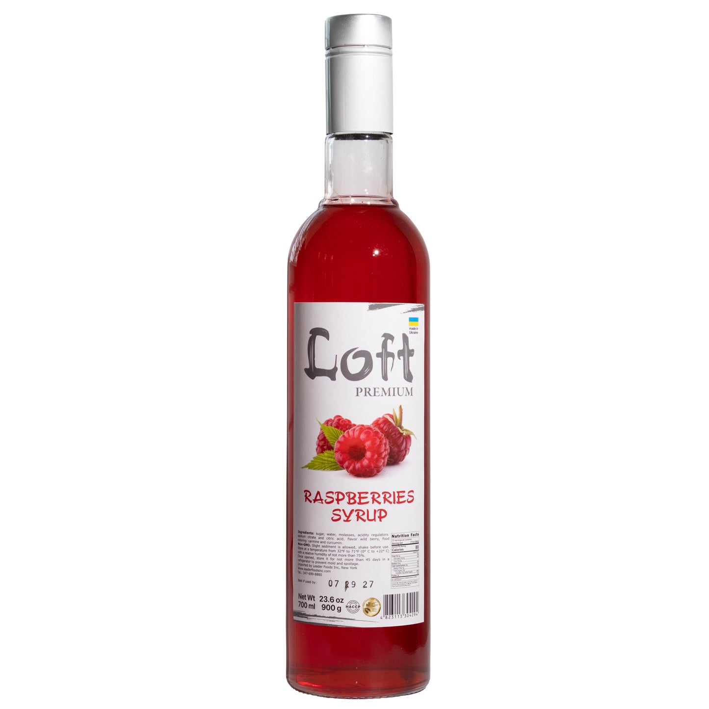 Loft Premium Raspberries Syrup, 23.6oz
